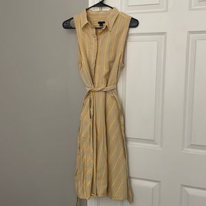 Ann Taylor Factory dress.  Beautiful yellow with blue and white stripes.